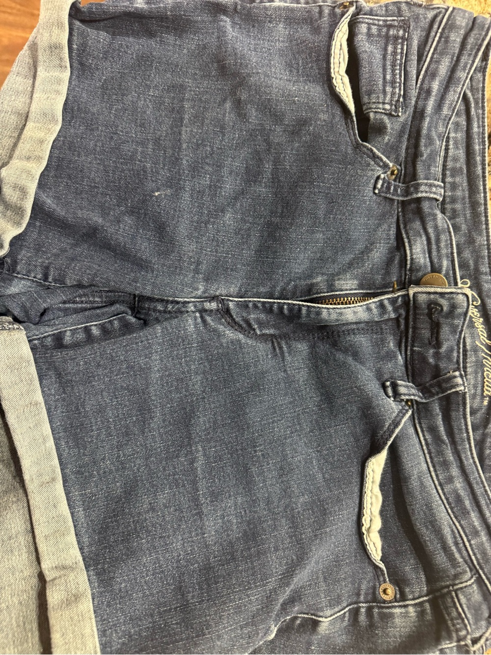 Casual Dark Blue Denim Shorts Universal Thread Jean Shorts Size 10 (cl-2)